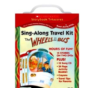 The Wheels on the Bus Sing-Along Travel Kit (Scholastic Storybook‎ Treasures) CD